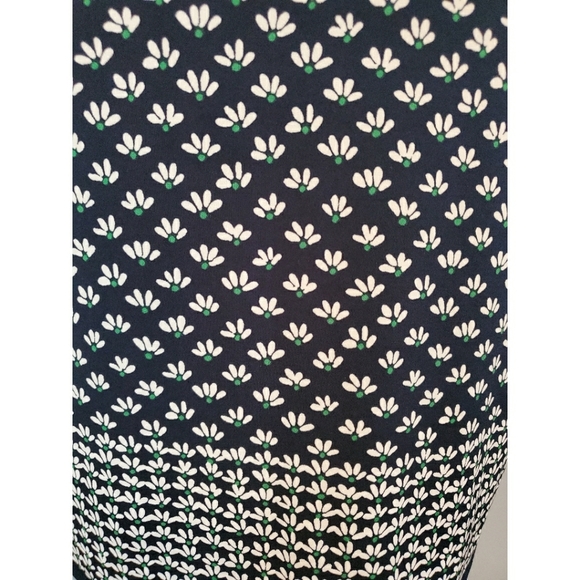 Max Studio sheath dress navy white and green - Picture 5 of 6